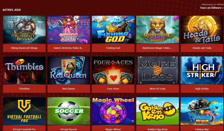 Rant Casino autres jeux