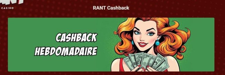 Rant Casino cashback hebdomadaire