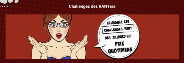 Rant Casino challenges