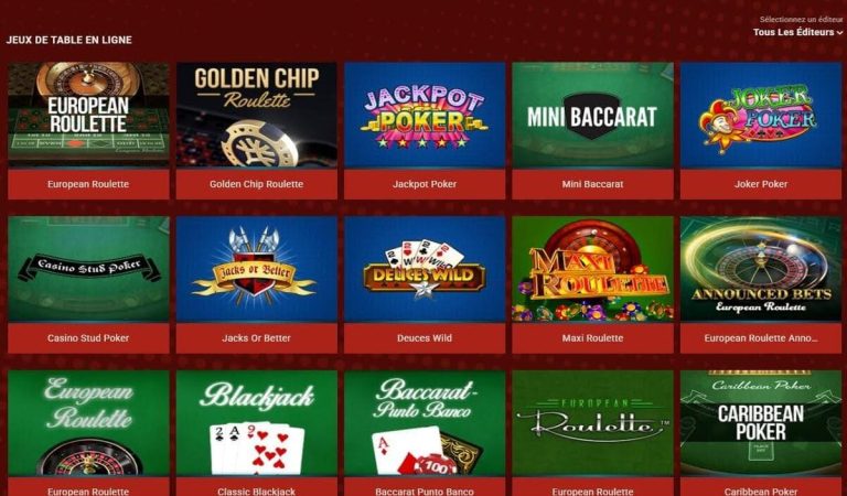 Rant Casino jeux en ligne
