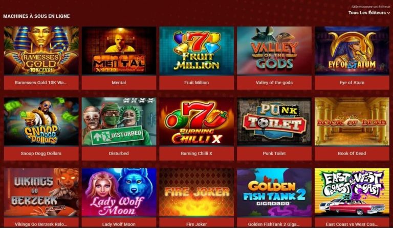 Rant Casino machines à sous